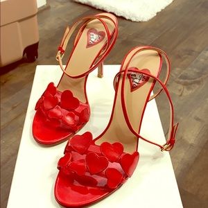 Beautiful Red Heart Heels